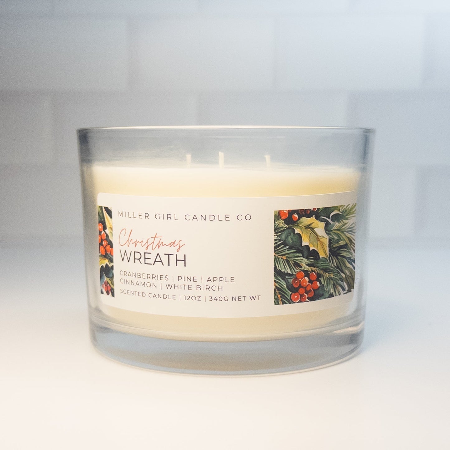 Christmas Wreath | Candles + Wax Melts