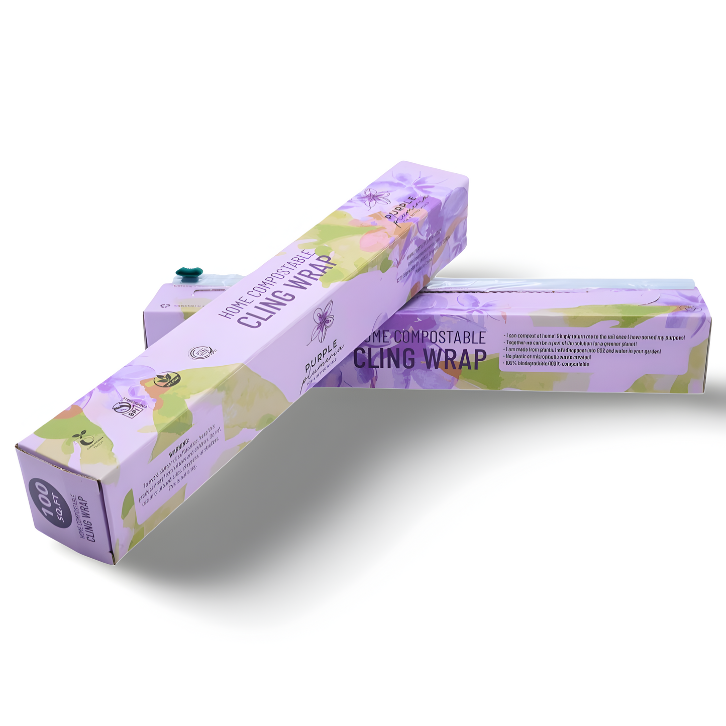 Home Compostable Cling Wrap. Keeps Food Fresh & Safe.