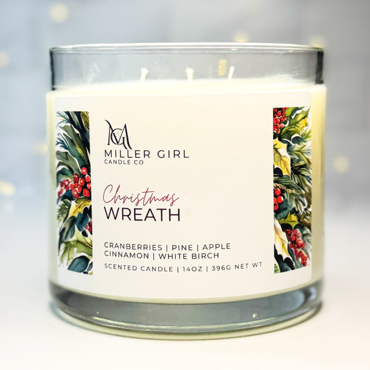 Christmas Wreath | Candles + Wax Melts