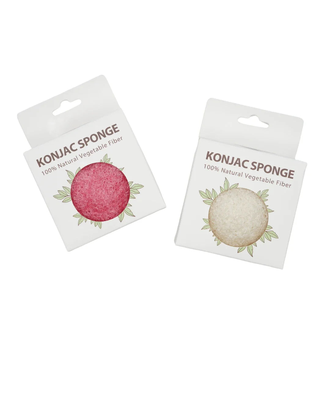Facial & Body Cleansing Sponges, Compostable & Eco Friendly. Cellulose or Konjac