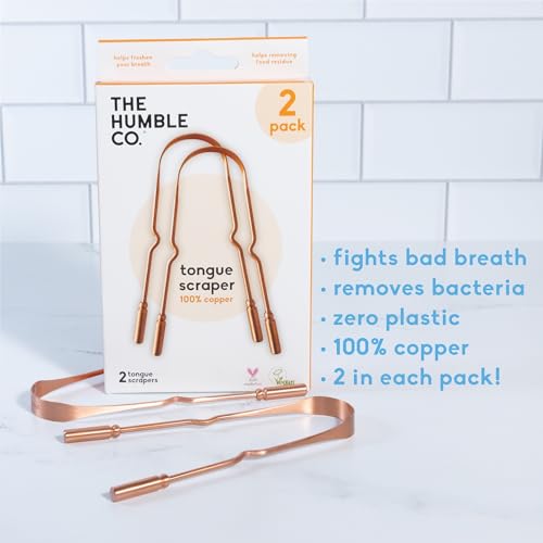 The Humble Co. Tongue Scraper - 100% Copper