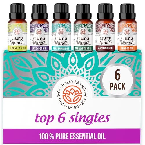 GuruNanda Essential Oils - Top 6 Singles