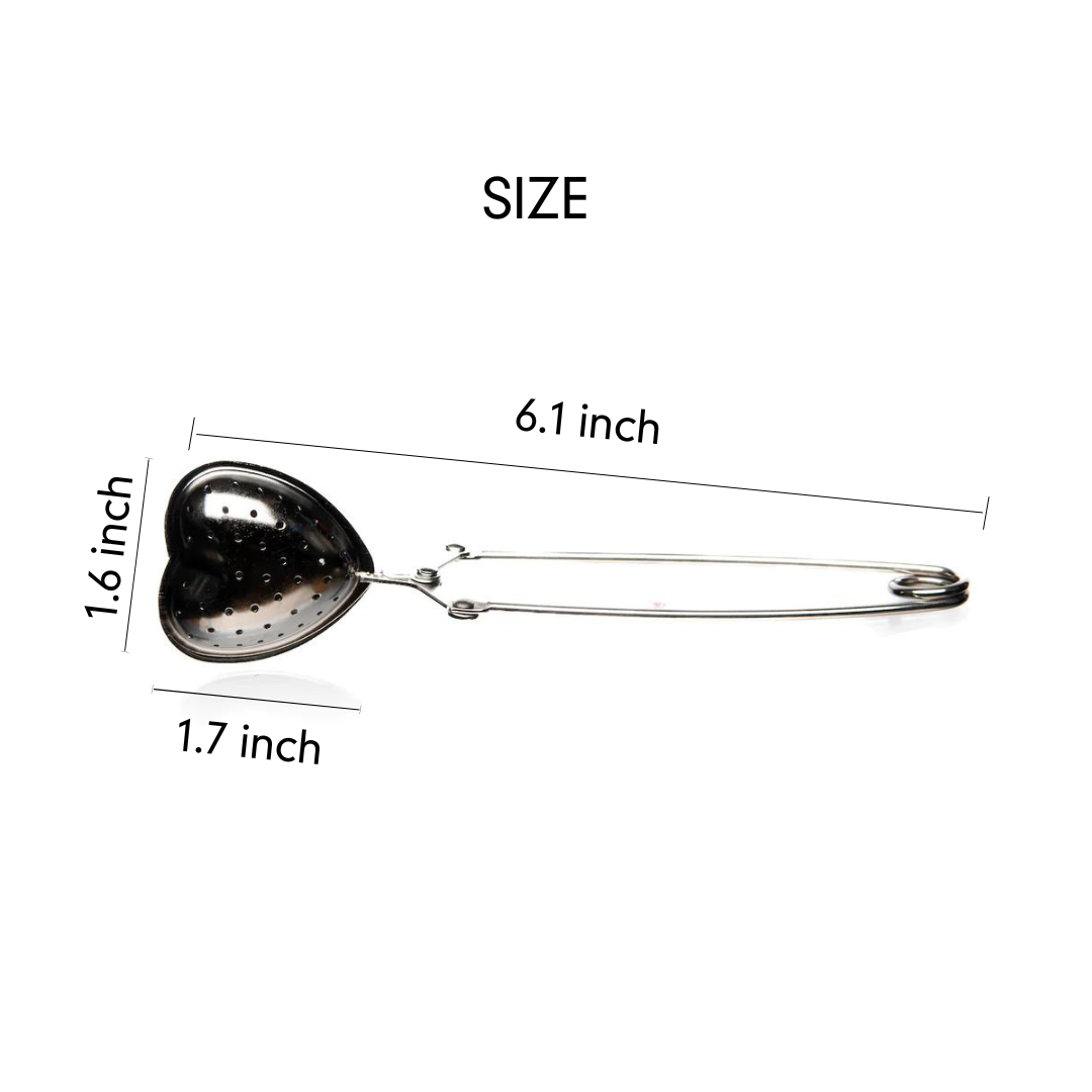 Heart Tea Infuser | Stainless Steel Strainer for Loose-Leaf Tea Rituals