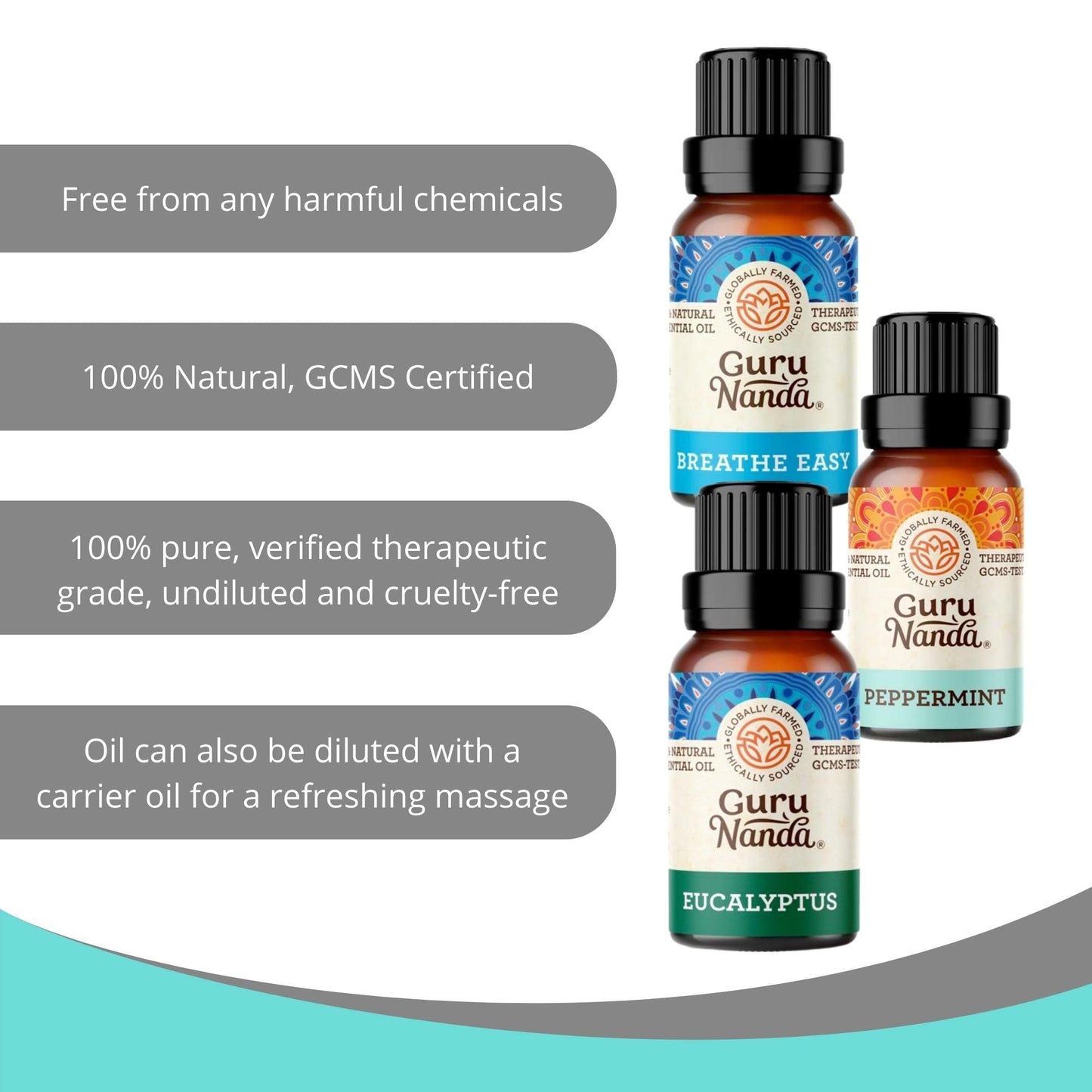 GuruNanda Essential Oils - Top 6 Singles