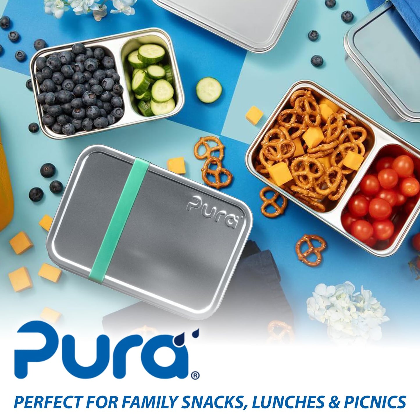 Pura Stainless Steel Lunch Box - Small