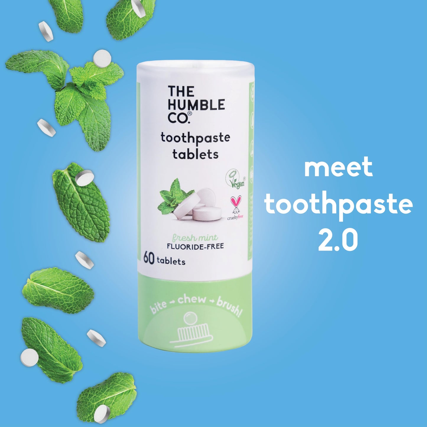 The Humble Co. Toothpaste Tablets - Mint