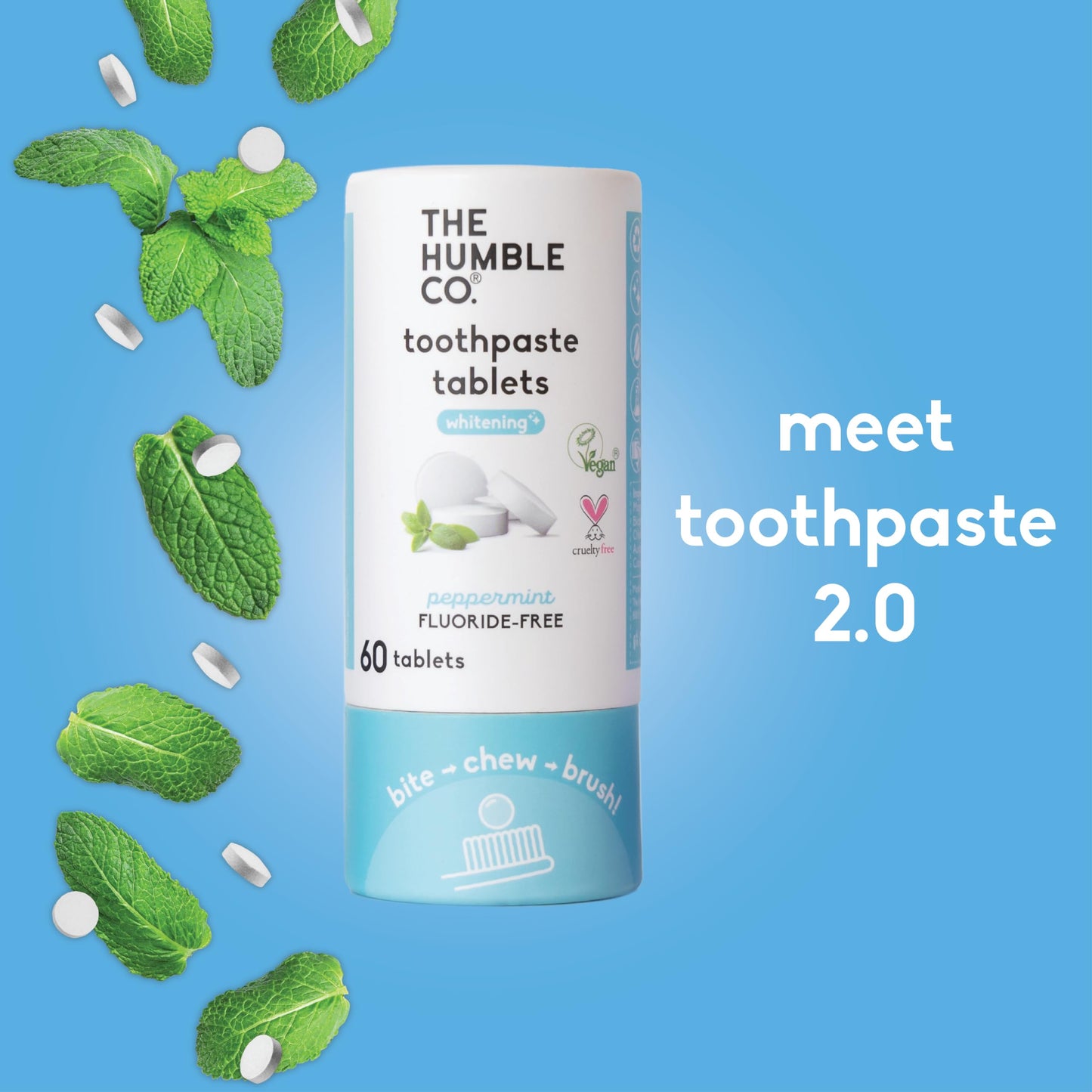 The Humble Co. Toothpaste Tablets - Whitening