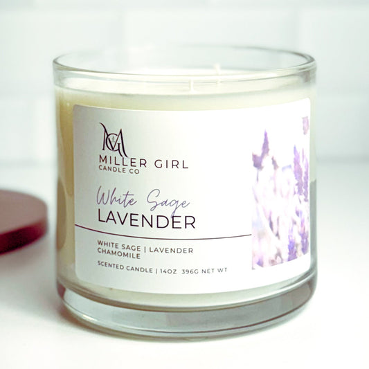 White Sage Lavender | Candles + Wax Melts