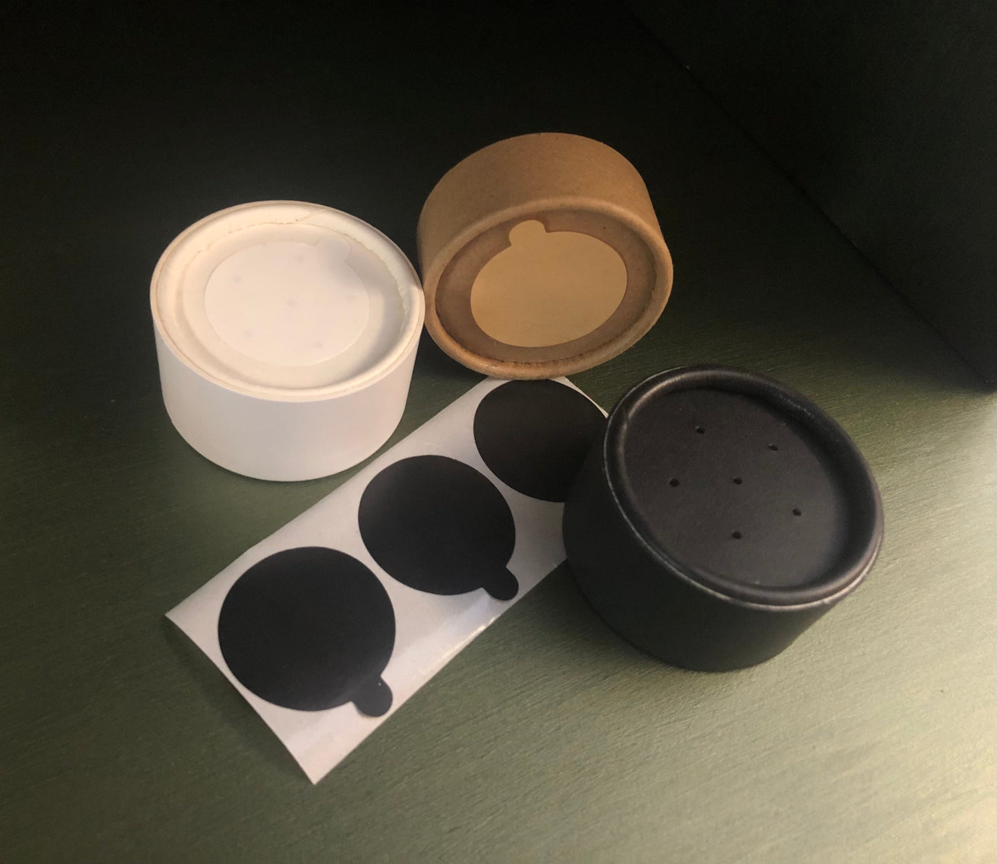 1 ounce / 30 g Shallow Paper Shaker Jar