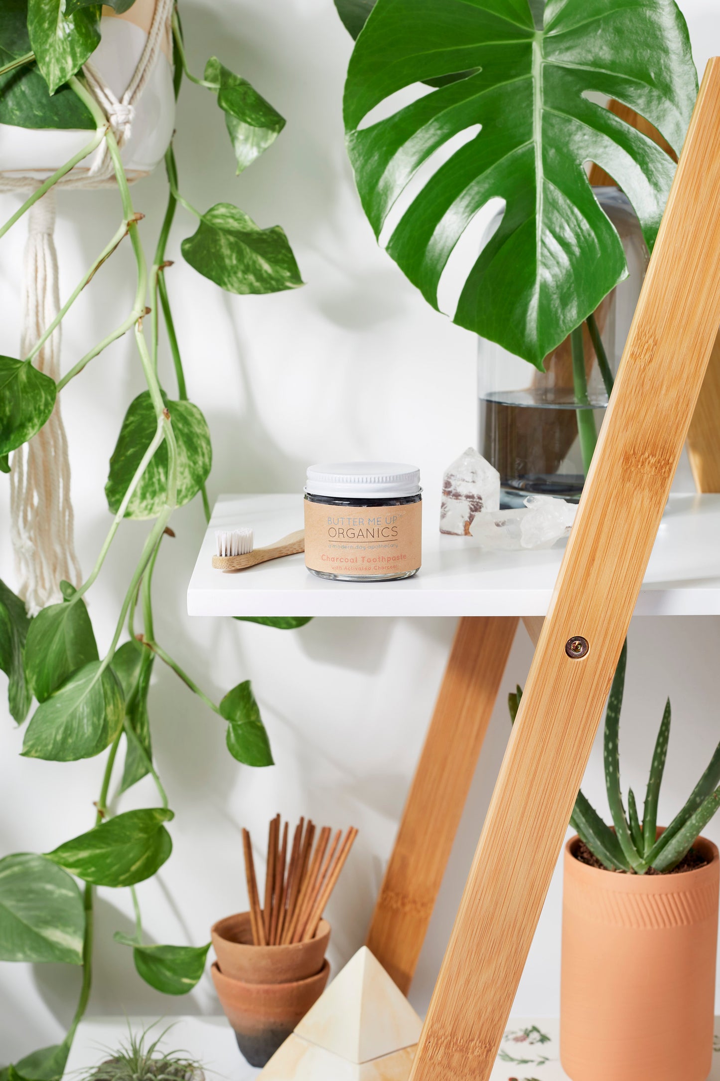 Butter Me Up Organics - Organic Activated Charcoal Toothpaste