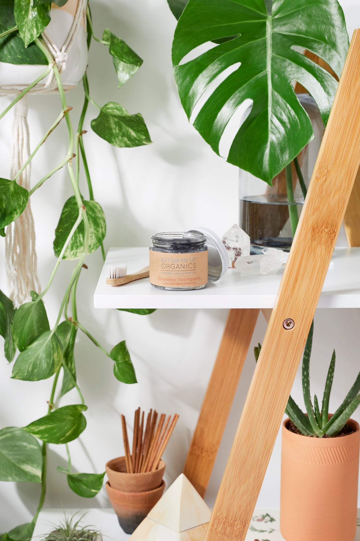 Butter Me Up Organics - Organic Activated Charcoal Toothpaste