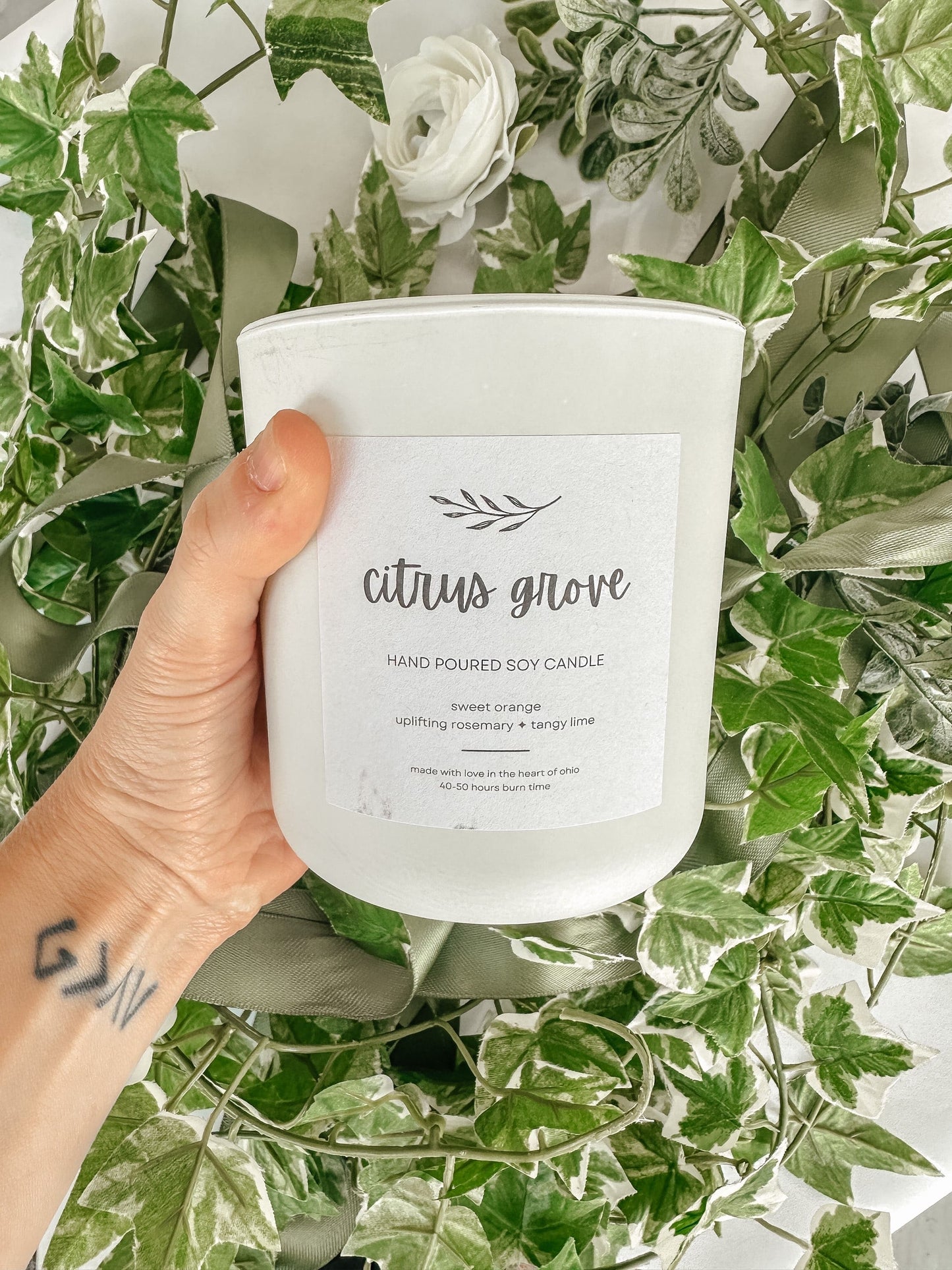 Citrus Grove Beeswax Candle (10oz)