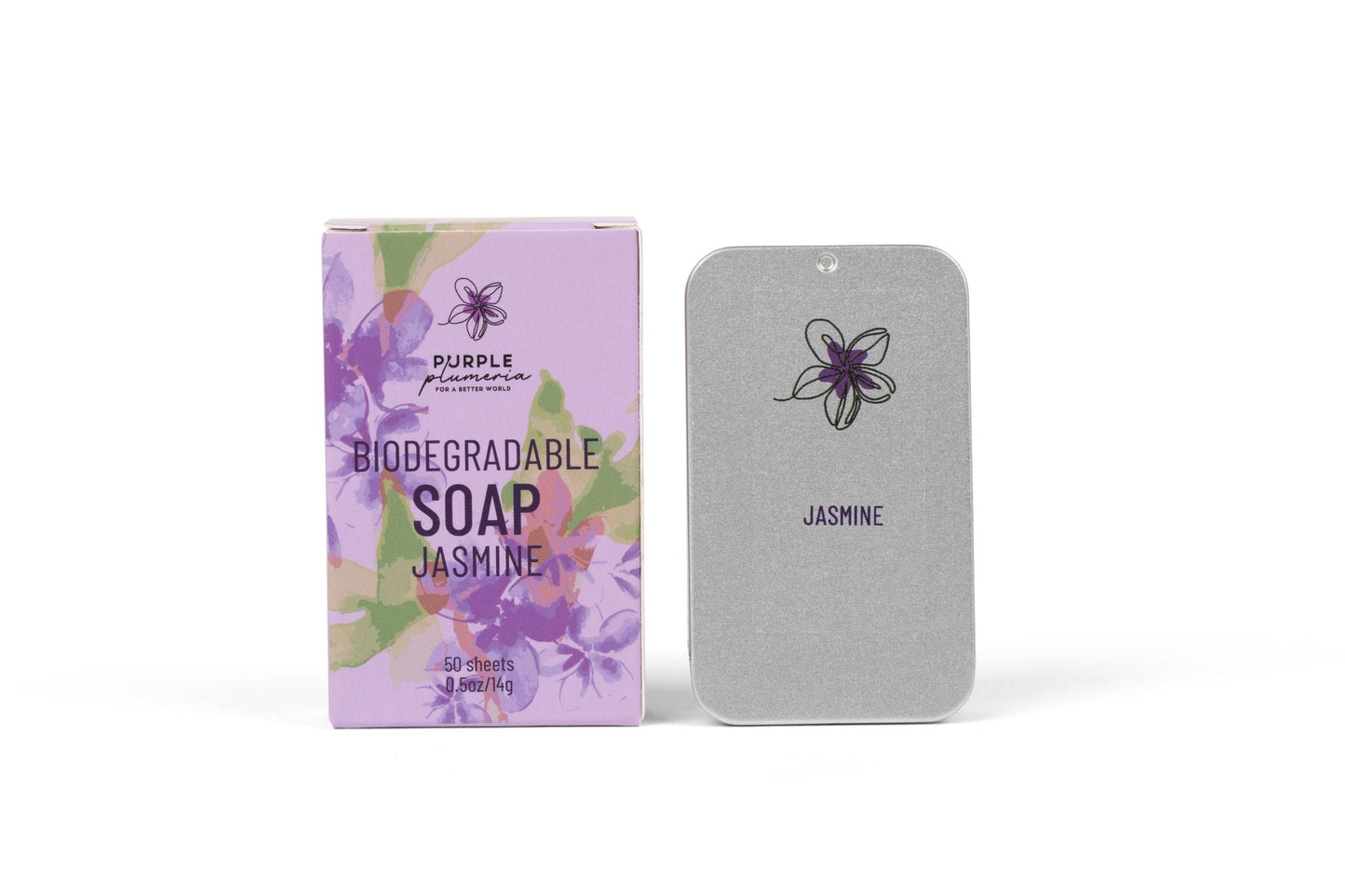 Biodegradable Soap Sheets. Jasmine & Green Apple. Perfect for Camping & Travel