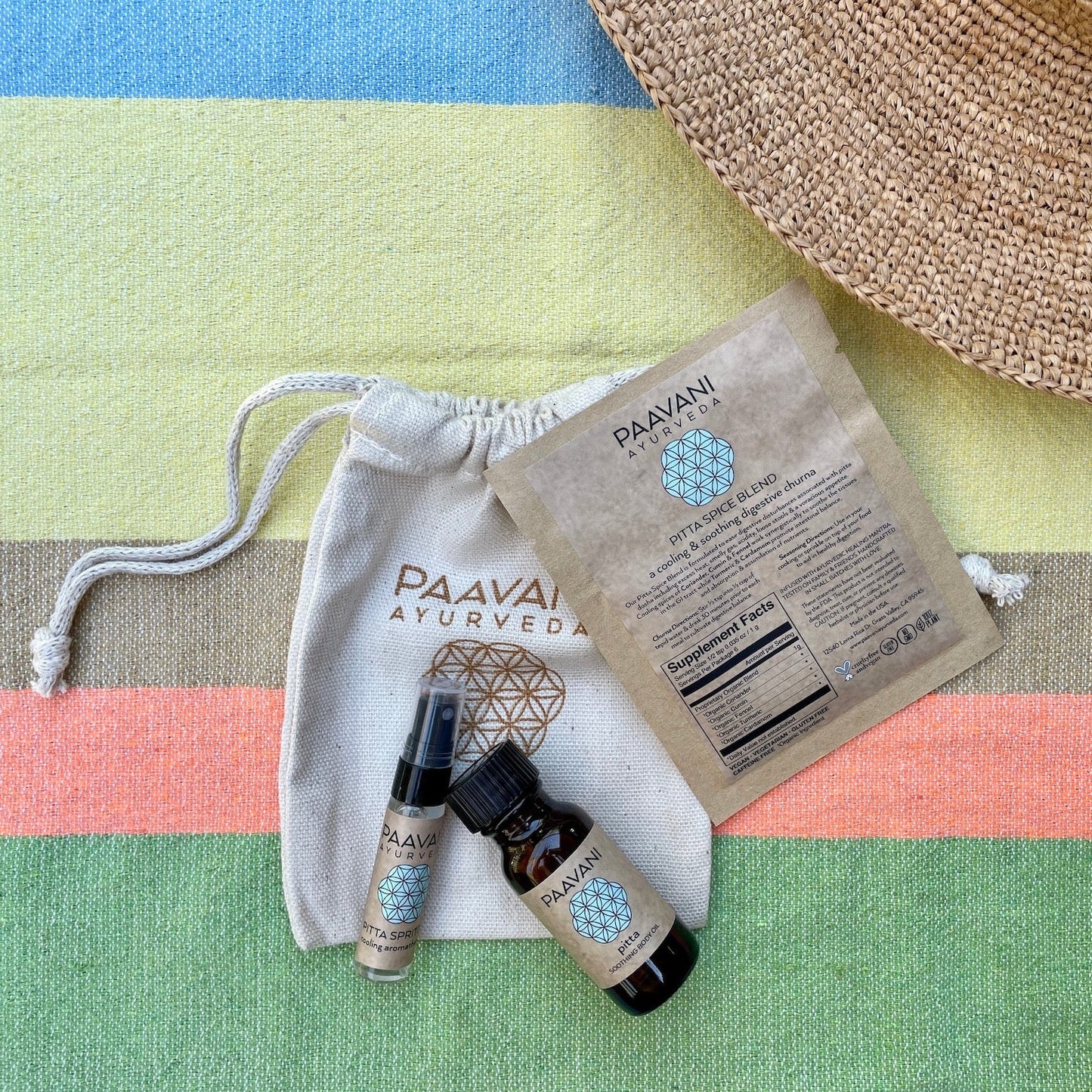 Summer Sampler Kit | Ayurvedic Set for Pitta Season