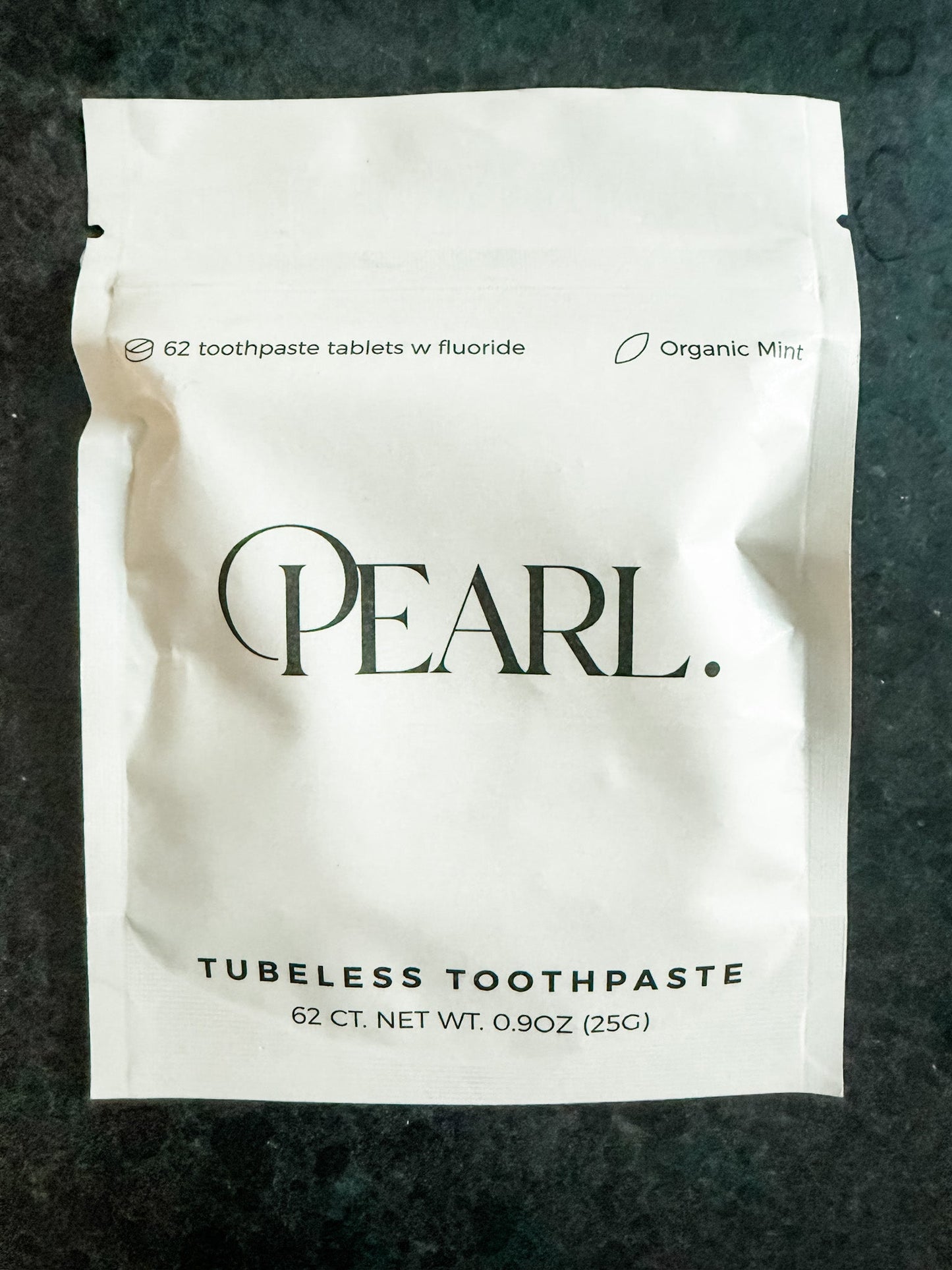 Fluoride Mint Toothpaste Tablets | 62 Tablets | Refill Pouch