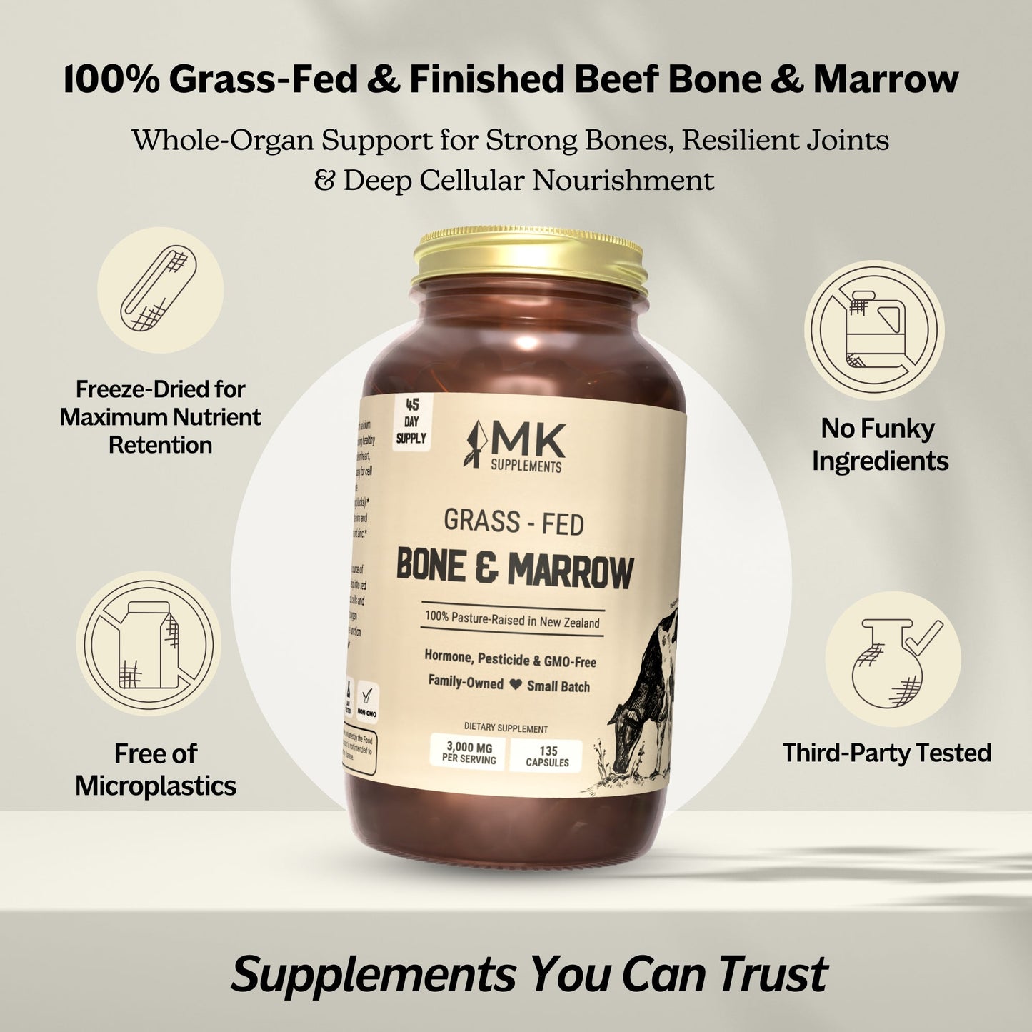 Grass-Fed Beef Bone & Marrow