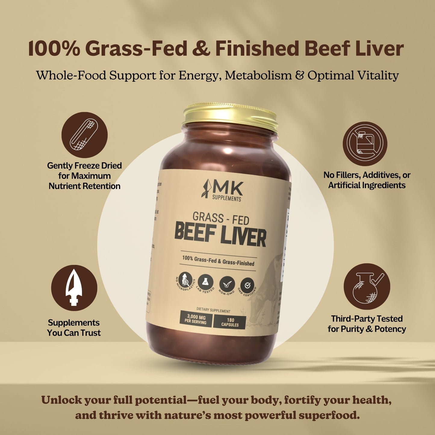 Grass-Fed Beef Liver