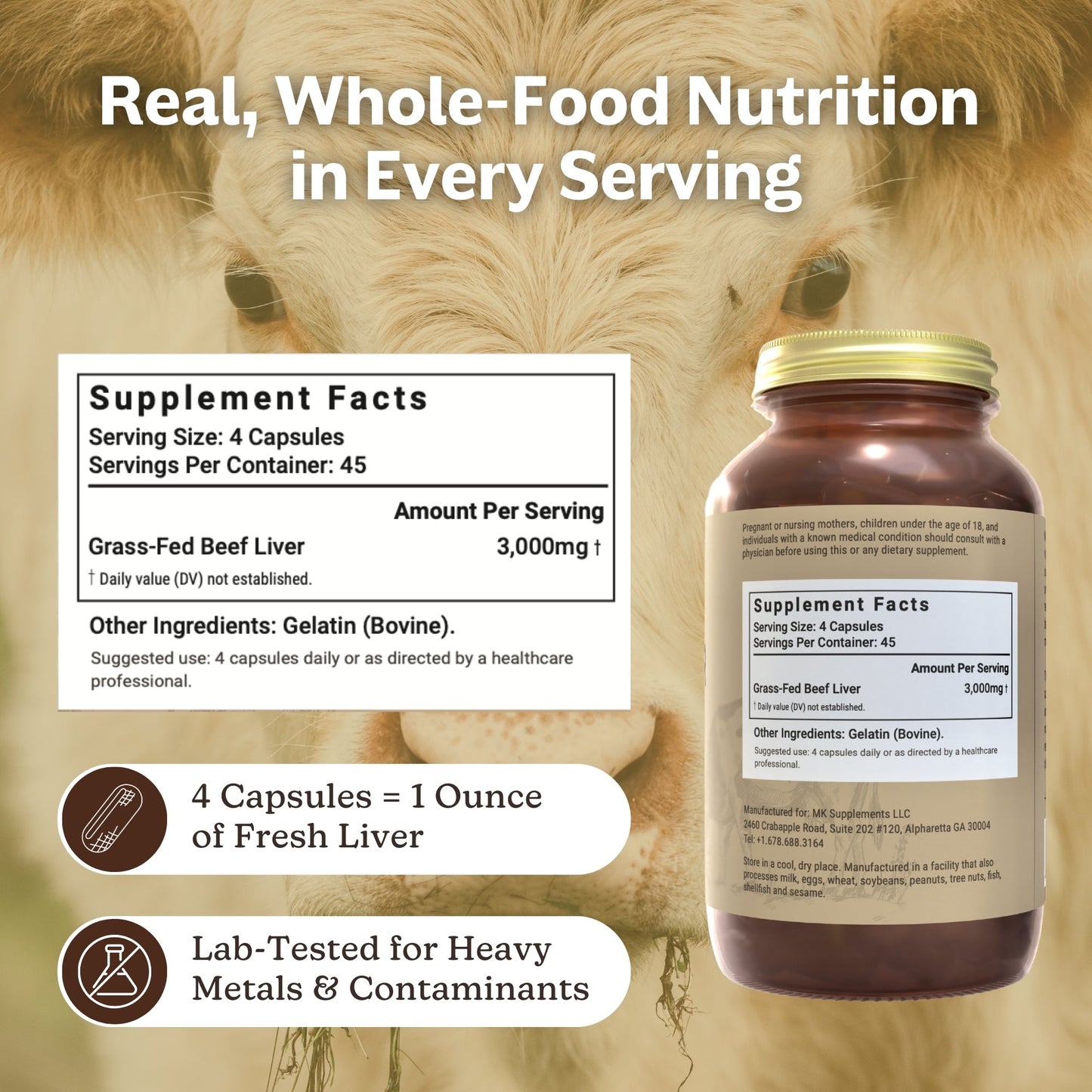 Grass-Fed Beef Liver