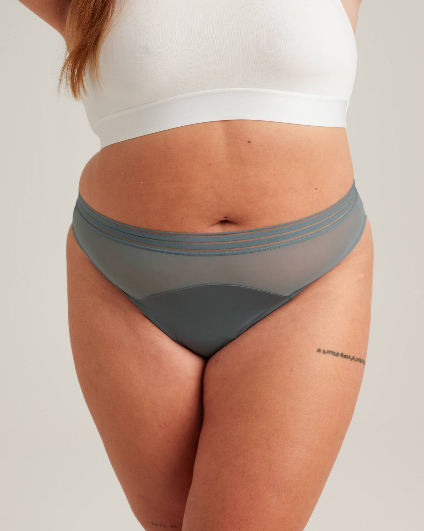 Leakproof Mesh Thong