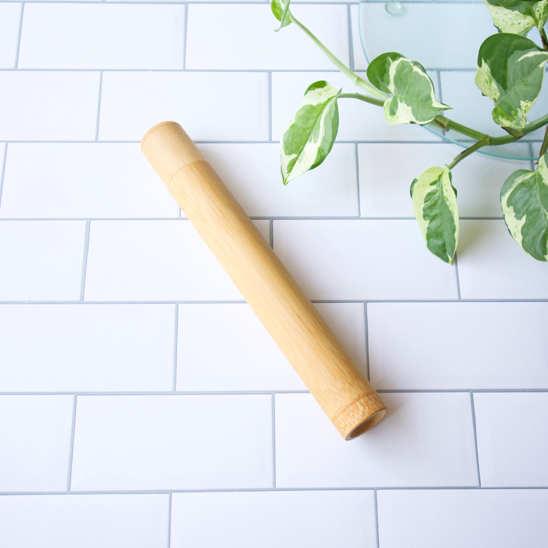 Bamboo Travel Toothbrush Case
