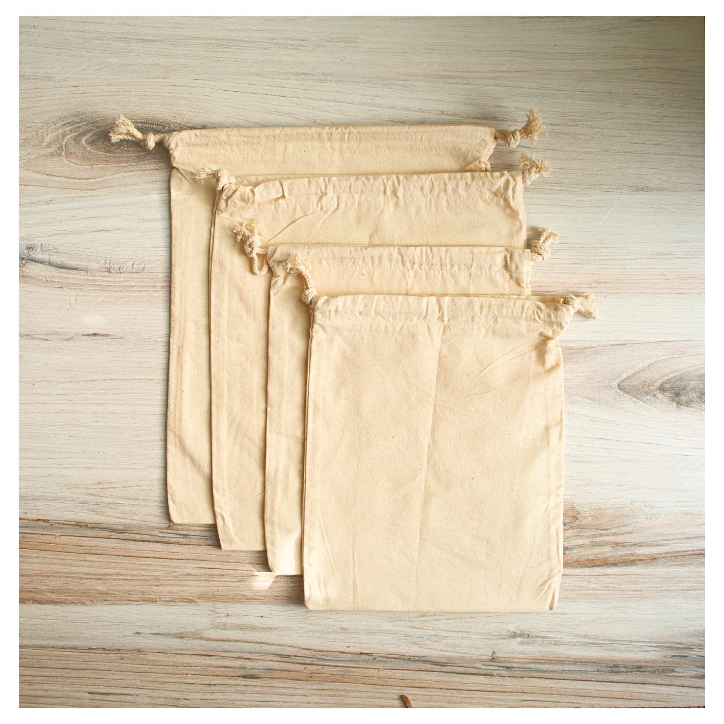 Cotton Produce Bags (Set of 4)
