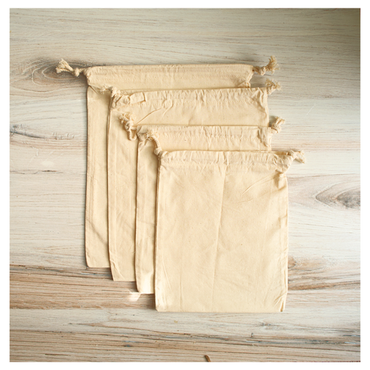 Cotton Produce Bags (Set of 4)