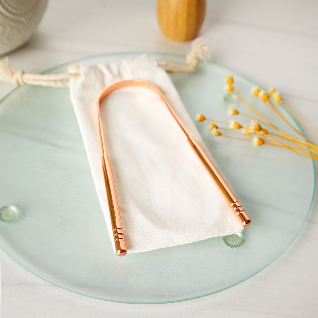 Copper Tongue Scraper
