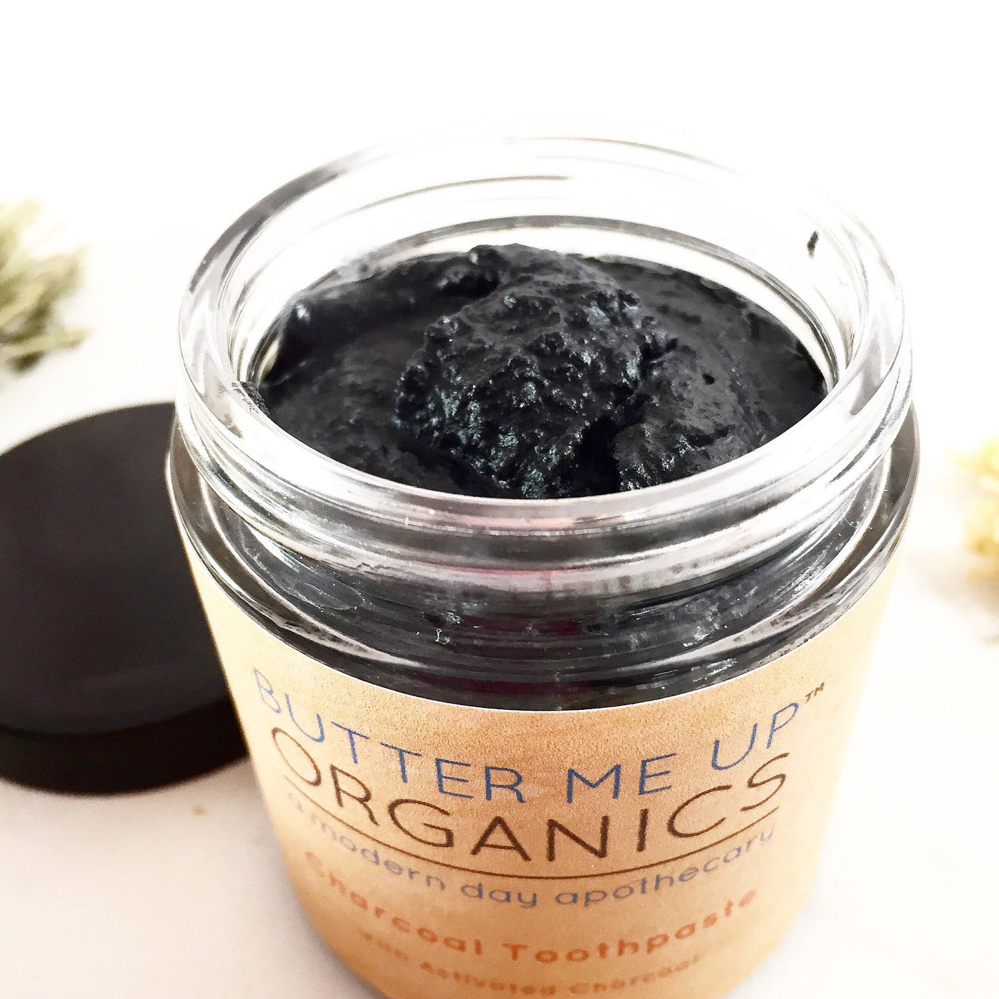 Butter Me Up Organics - Organic Activated Charcoal Toothpaste
