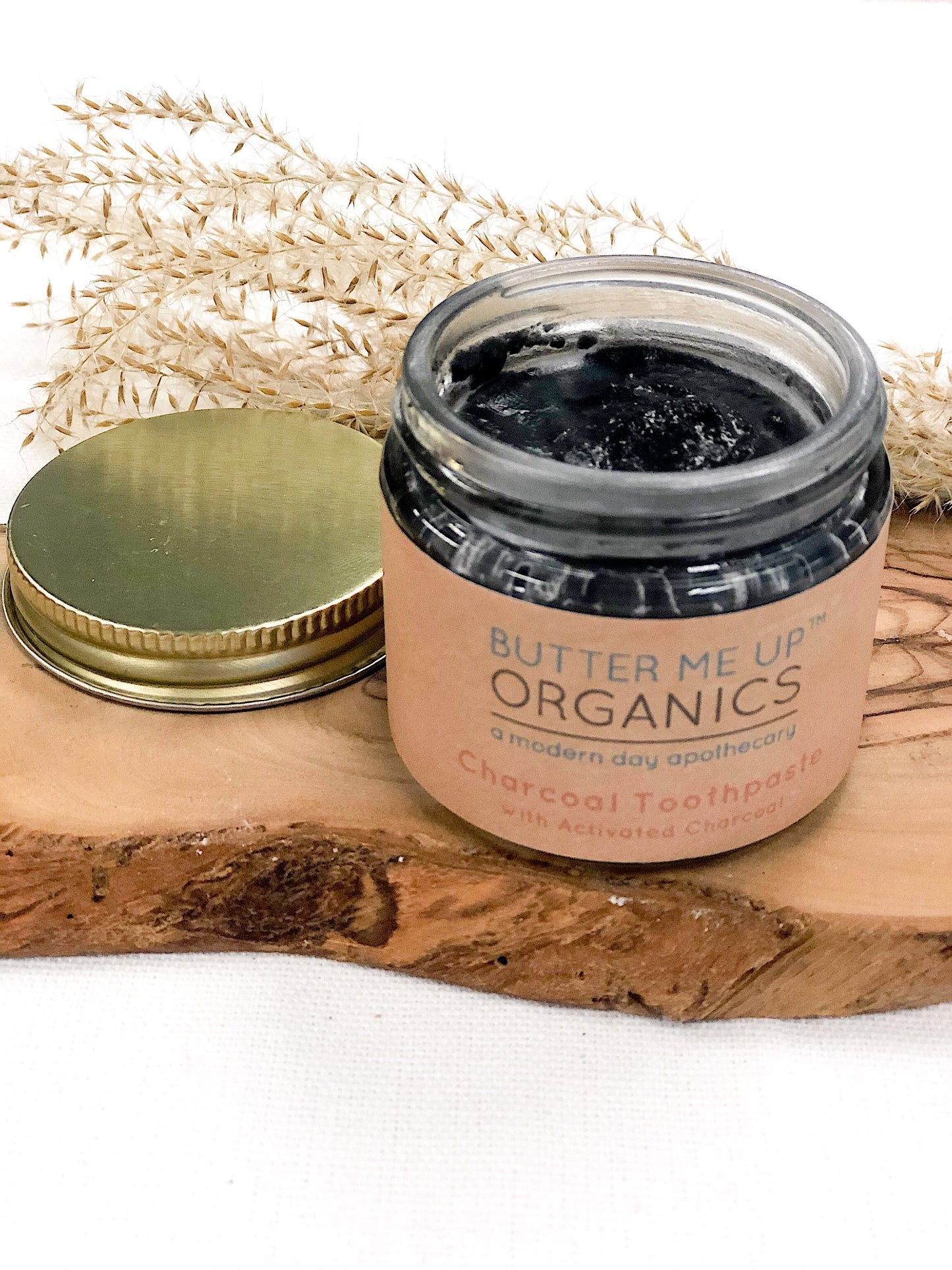 Butter Me Up Organics - Organic Activated Charcoal Toothpaste