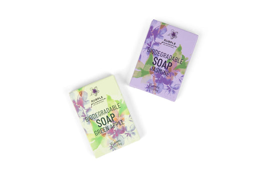 Biodegradable Soap Sheets. Jasmine & Green Apple. Perfect for Camping & Travel