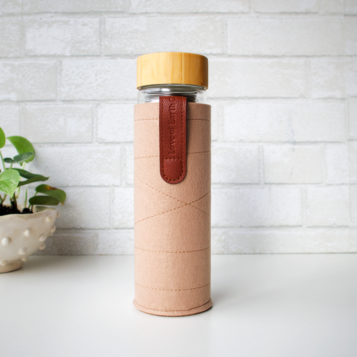 Glass Tea + Coffee Infuser Bottle