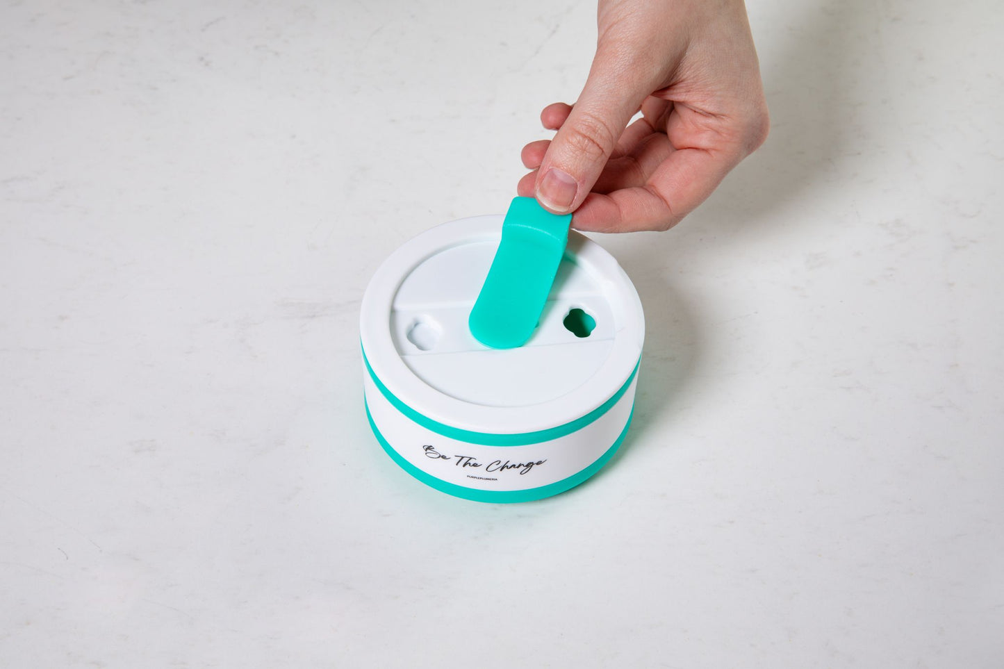 Portable Silicone Cup, Collapsible & Sustainable. Perfect for Travel. Teal, Navy or Mauve