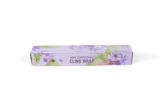 Home Compostable Cling Wrap. Keeps Food Fresh & Safe.
