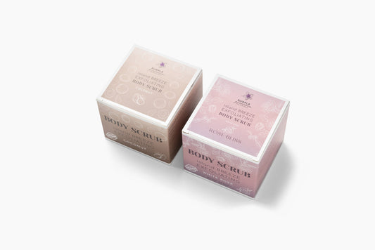 Natural Vegan Body Scrub (Rose or Coconut) Hydrating & Exfoliating for Radiant Skin