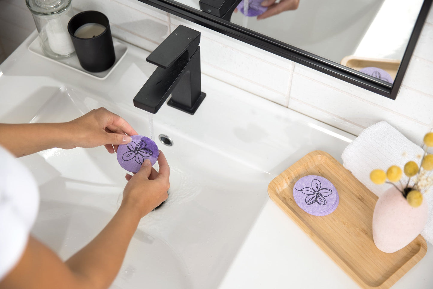 Facial & Body Cleansing Sponges, Compostable & Eco Friendly. Cellulose or Konjac